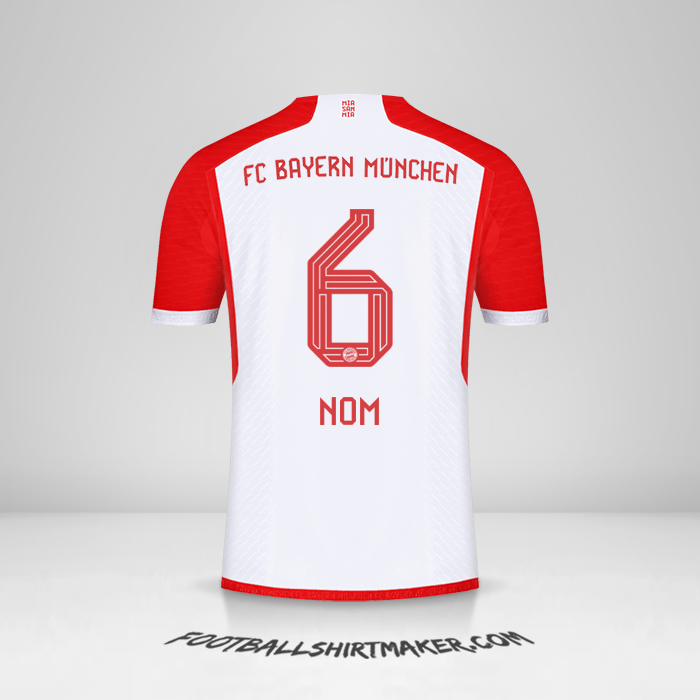 Maillot FC Bayern Munchen 2023/2024 -  nom - 6