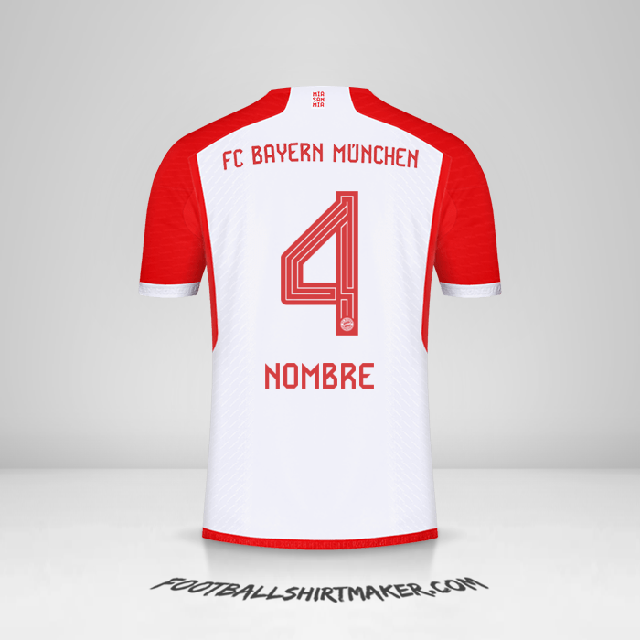 Jersey FC Bayern Munchen 2023/2024 -  nombre - 4