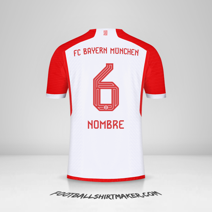 Camiseta FC Bayern Munchen 2023/2024 -  nombre - 6