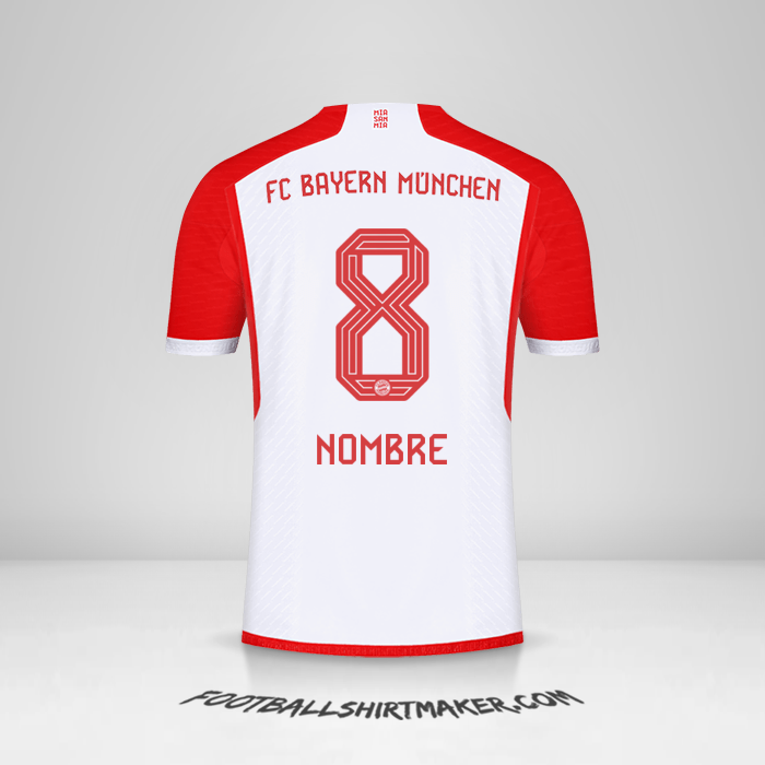 Jersey FC Bayern Munchen 2023/2024 -  nombre - 8