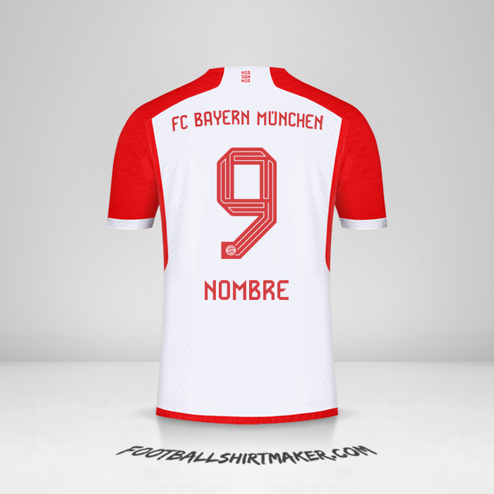 Jersey FC Bayern Munchen 2023/2024 -  nombre - 9