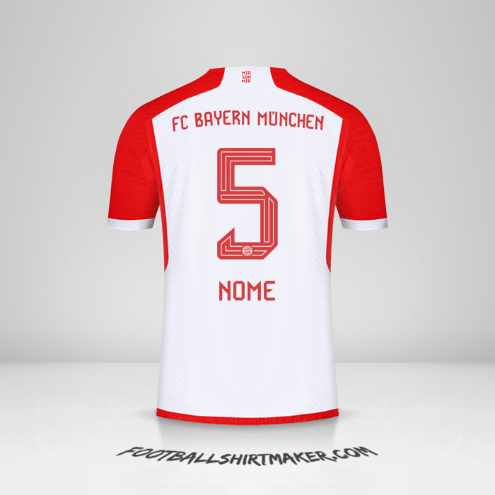 Camisa FC Bayern Munchen 2023/2024 -  nome - 5
