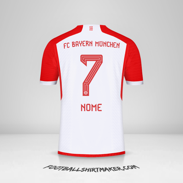 Camisa FC Bayern Munchen 2023/2024 -  nome - 7