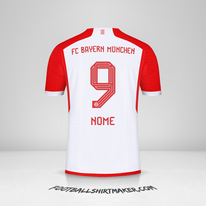 Camisola FC Bayern Munchen 2023/2024 -  nome - 9