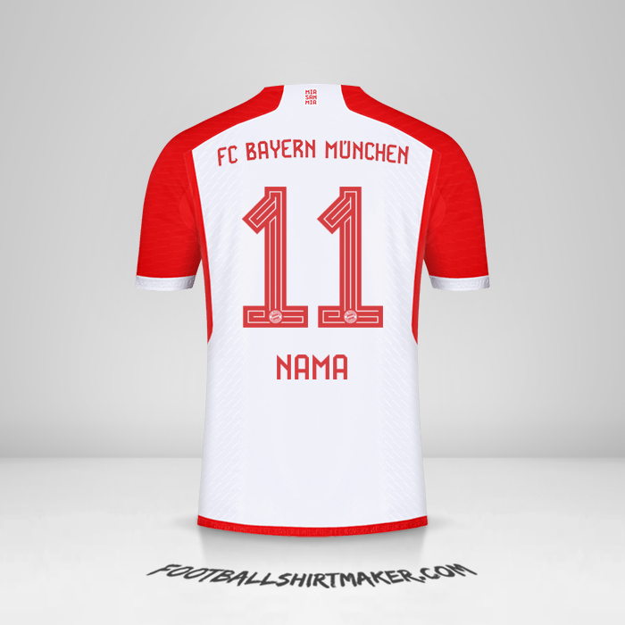 Jersey FC Bayern Munchen 2023/2024 -  nama - 11