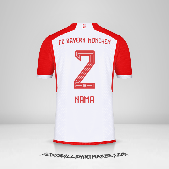 Jersey FC Bayern Munchen 2023/2024 -  nama - 2