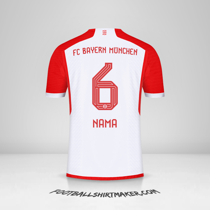 Jersey FC Bayern Munchen 2023/2024 -  nama - 6