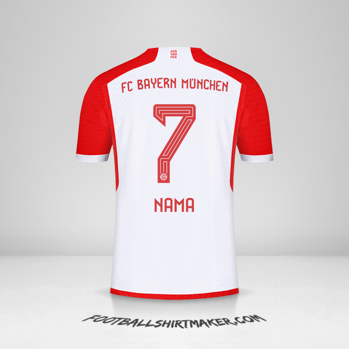 Jersey FC Bayern Munchen 2023/2024 -  nama - 7