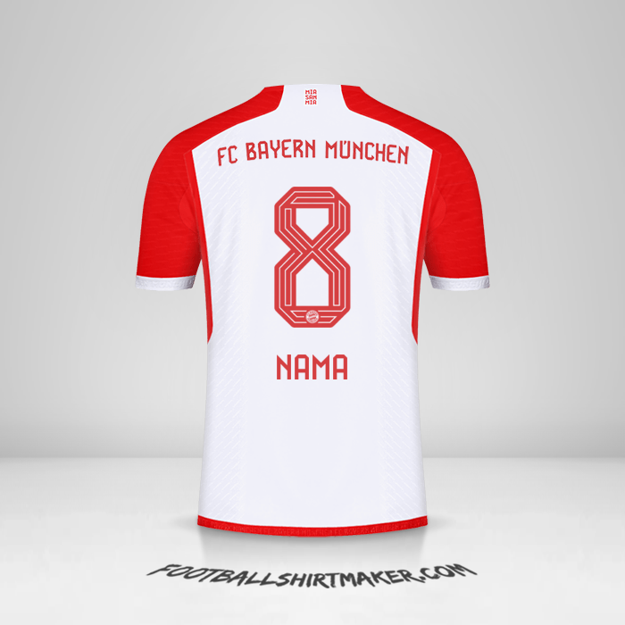 Jersey FC Bayern Munchen 2023/2024 -  nama - 8