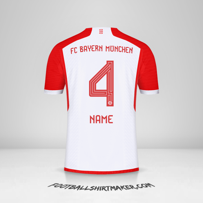 Shirt FC Bayern Munchen 2023/2024 -  name - 4