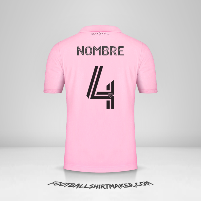 Jersey Inter Miami 2022/2023 -  nombre - 4