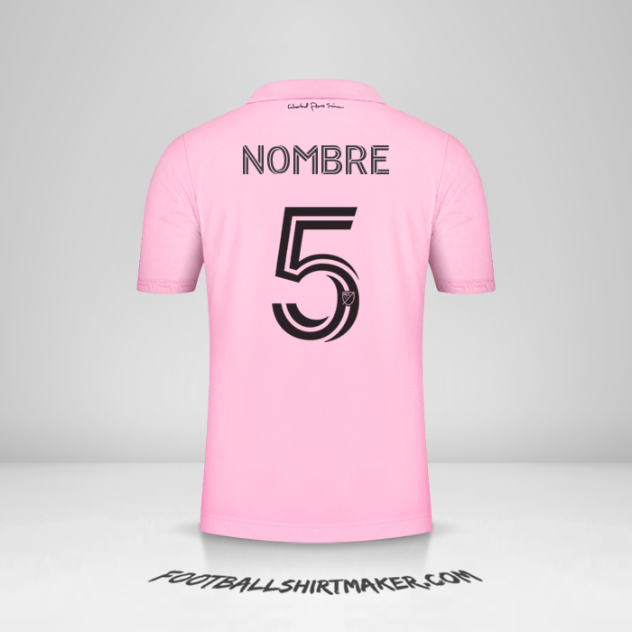 Jersey Inter Miami 2022/2023 -  nombre - 5