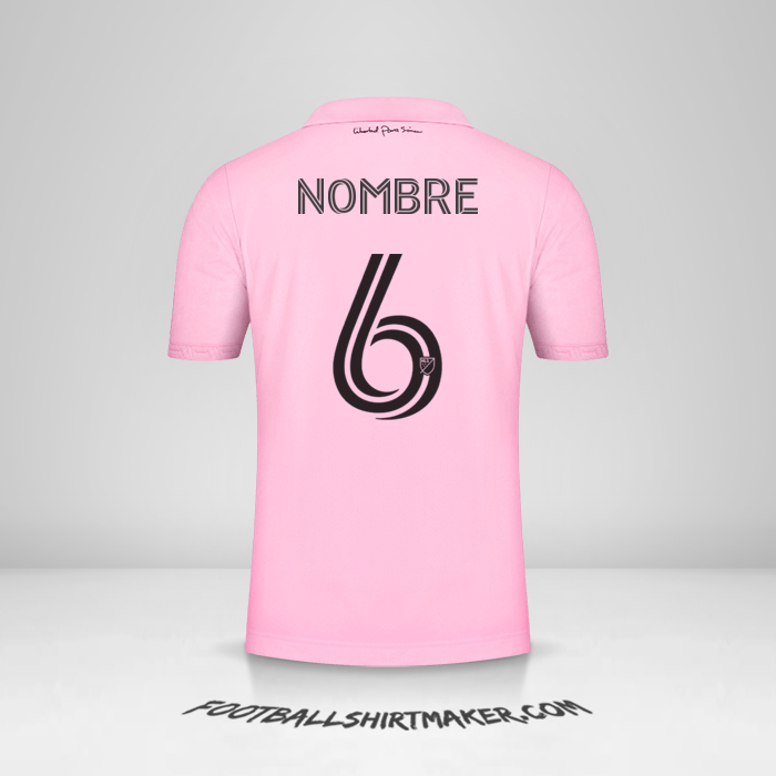 Jersey Inter Miami 2022/2023 -  nombre - 6