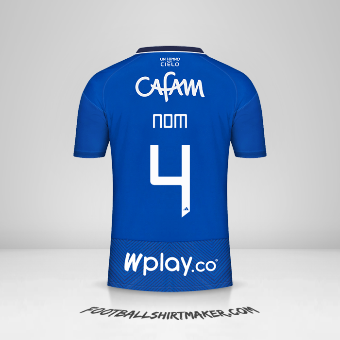 Maillot Millonarios FC 2023 -  nom - 4