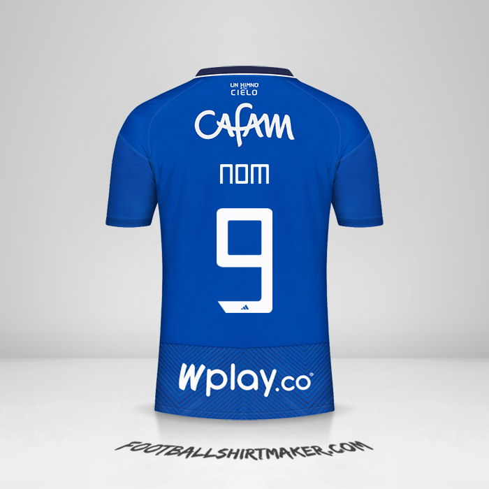 Maillot Millonarios FC 2023 -  nom - 9