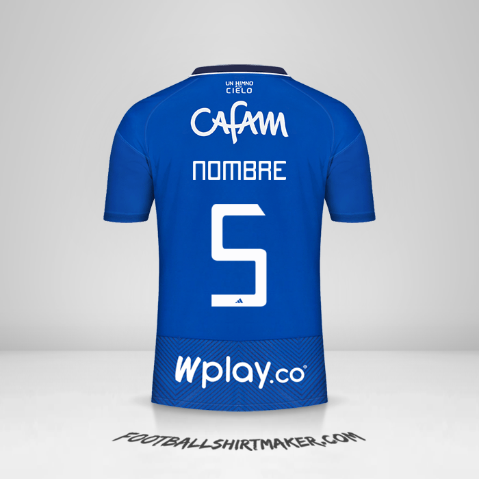 Jersey Millonarios FC 2023 -  nombre - 5