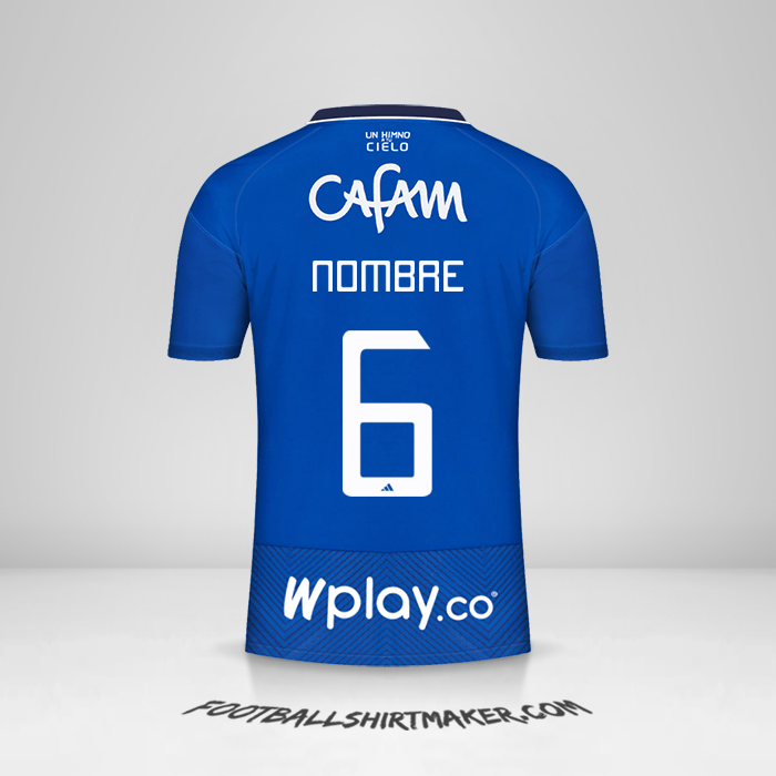 Jersey Millonarios FC 2023 -  nombre - 6