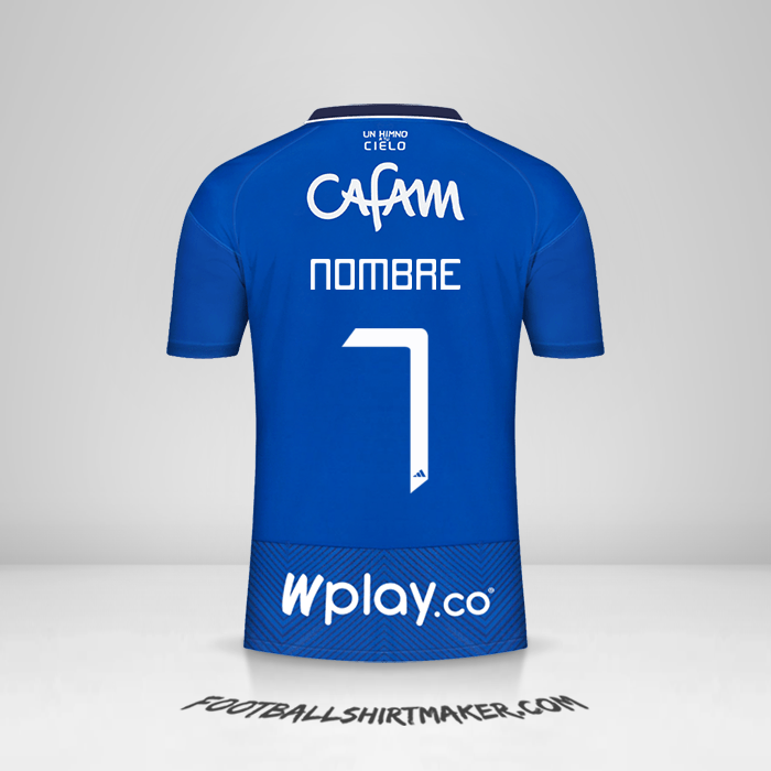Camiseta Millonarios FC 2023 -  nombre - 7