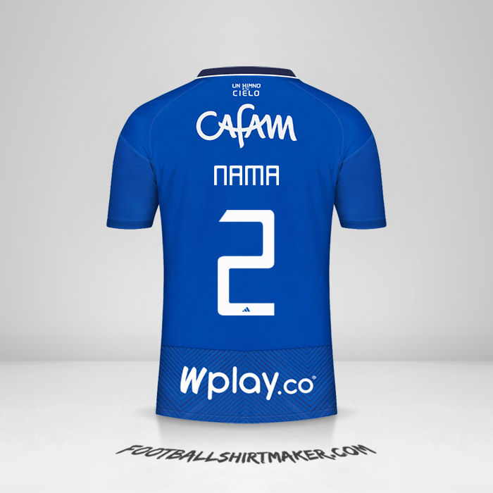 Jersey Millonarios FC 2023 -  nama - 2