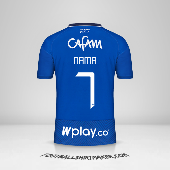 Jersey Millonarios FC 2023 -  nama - 7