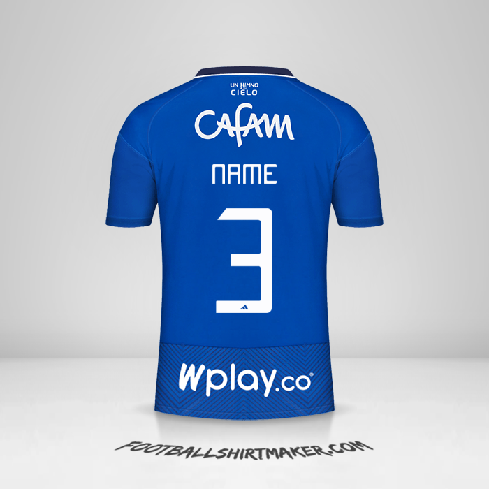 Trikot Millonarios FC 2023 -  name - 3