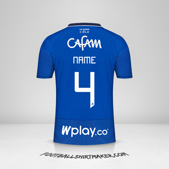 Shirt Millonarios FC 2023 -  name - 4