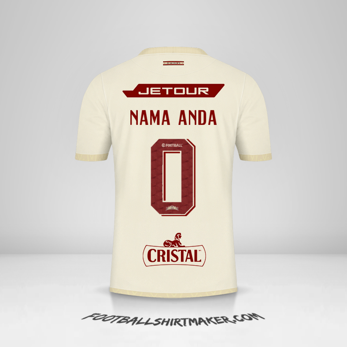 Jersey Universitario 2023 -  nama anda - 0
