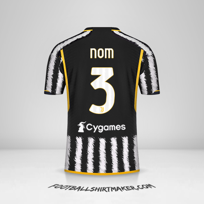 Maillot Juventus FC 2023/2024 -  nom - 3