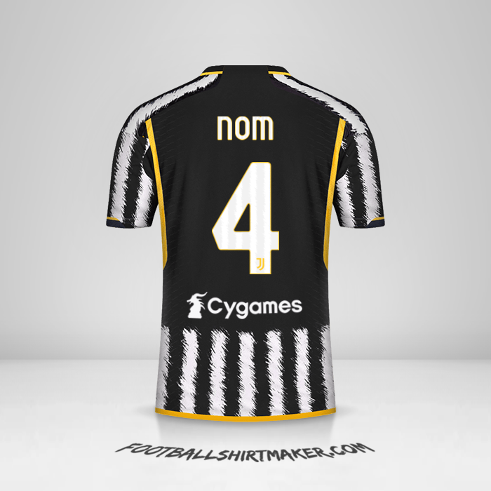 Maillot Juventus FC 2023/2024 -  nom - 4