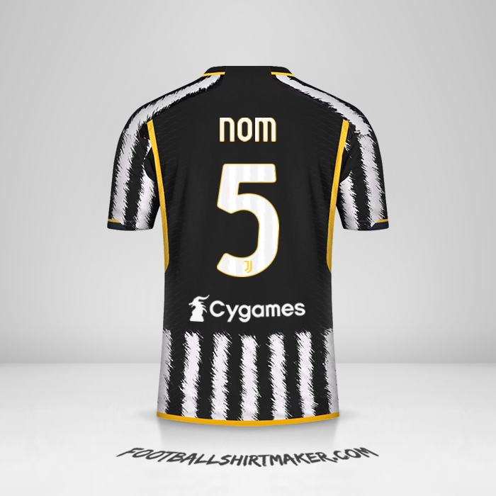 Maillot Juventus FC 2023/2024 -  nom - 5