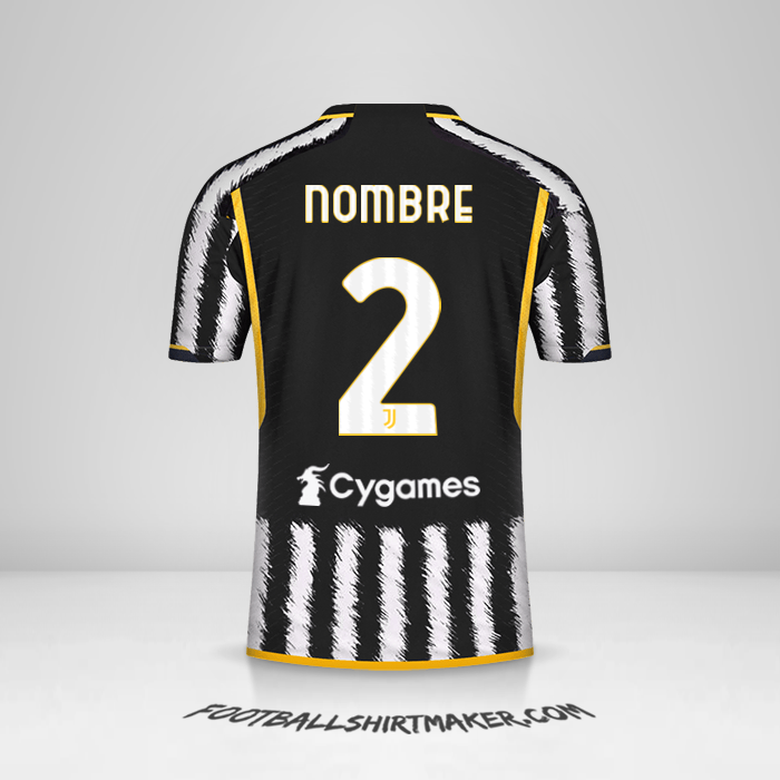 Jersey Juventus FC 2023/2024 -  nombre - 2