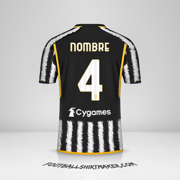 Jersey Juventus FC 2023/2024 -  nombre - 4