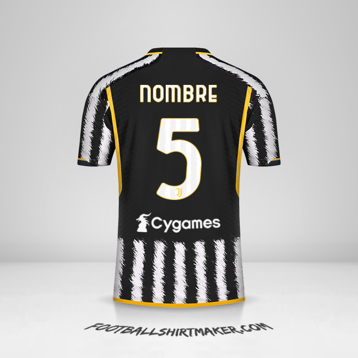 Camiseta Juventus FC 2023/2024 -  nombre - 5