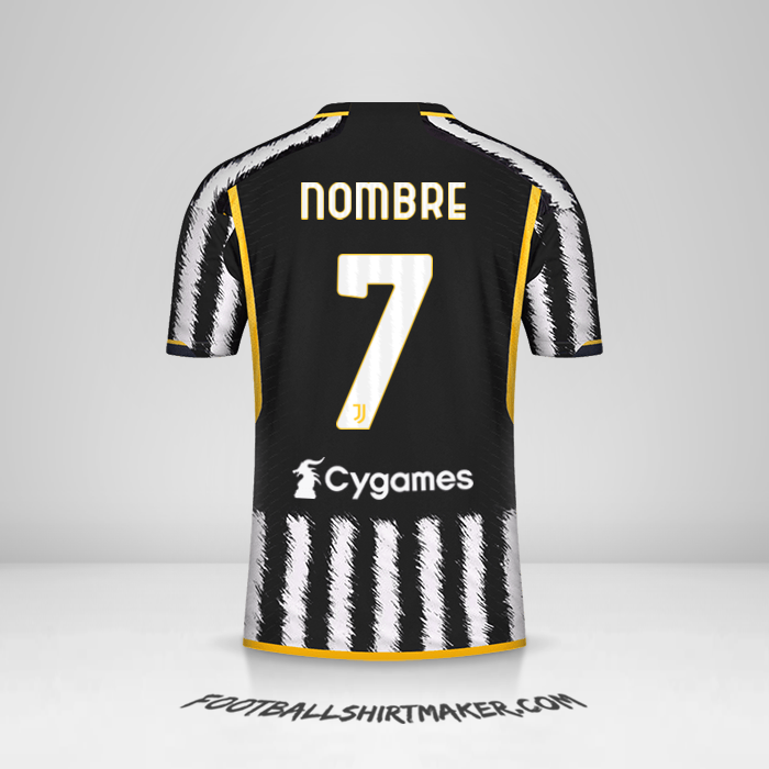 Camiseta Juventus FC 2023/2024 -  nombre - 7