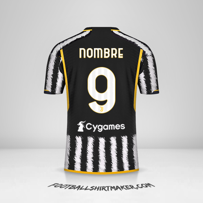 Jersey Juventus FC 2023/2024 -  nombre - 9