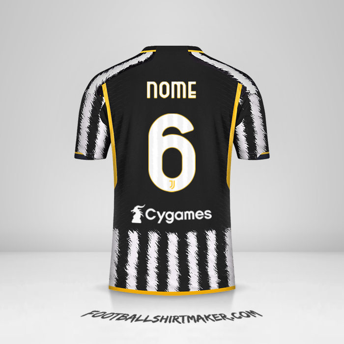 Camisola Juventus FC 2023/2024 -  nome - 6