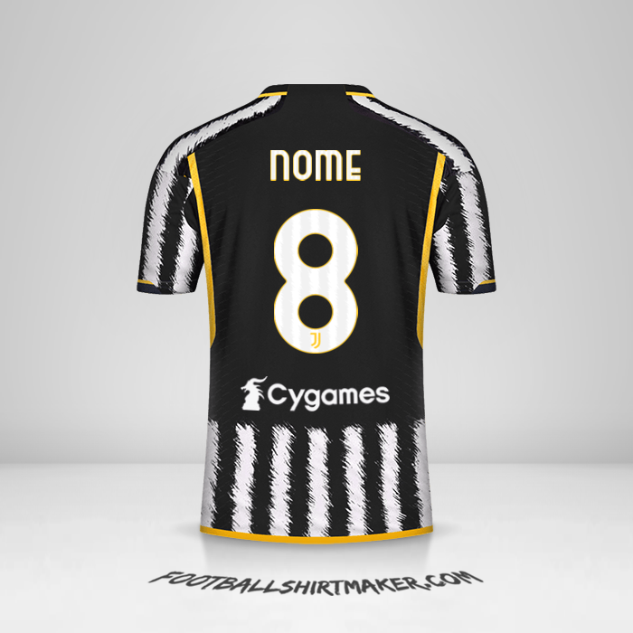 Camisa Juventus FC 2023/2024 -  nome - 8