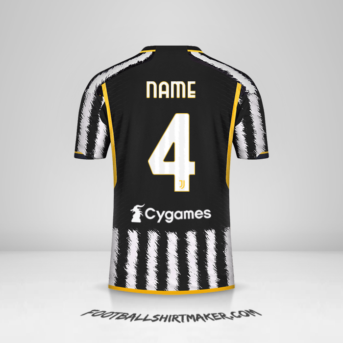 Jersey Juventus FC 2023/2024 -  name - 4