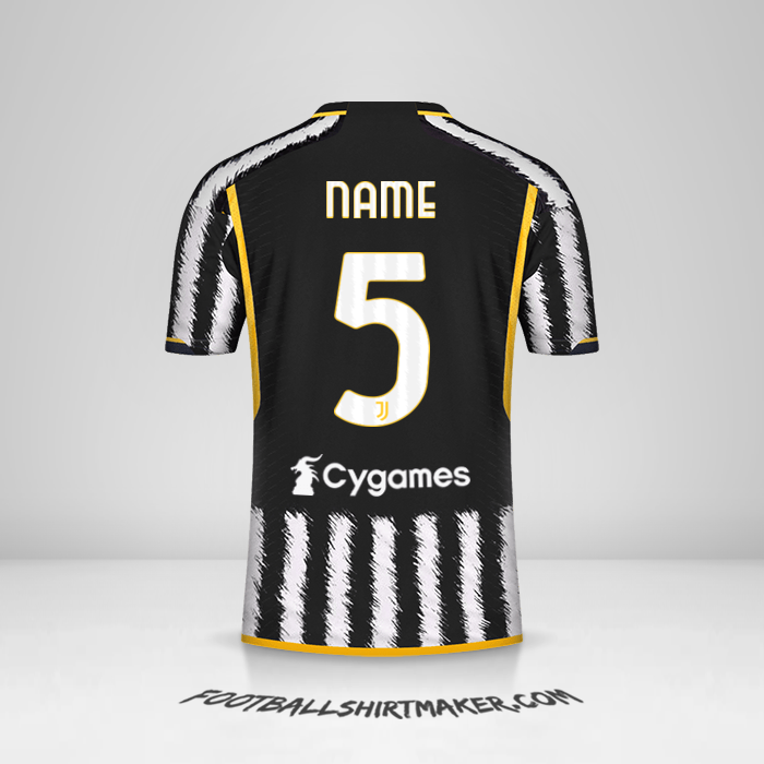 Jersey Juventus FC 2023/2024 -  name - 5
