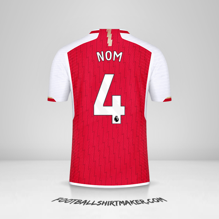 Maillot Arsenal 2023/2024 -  nom - 4