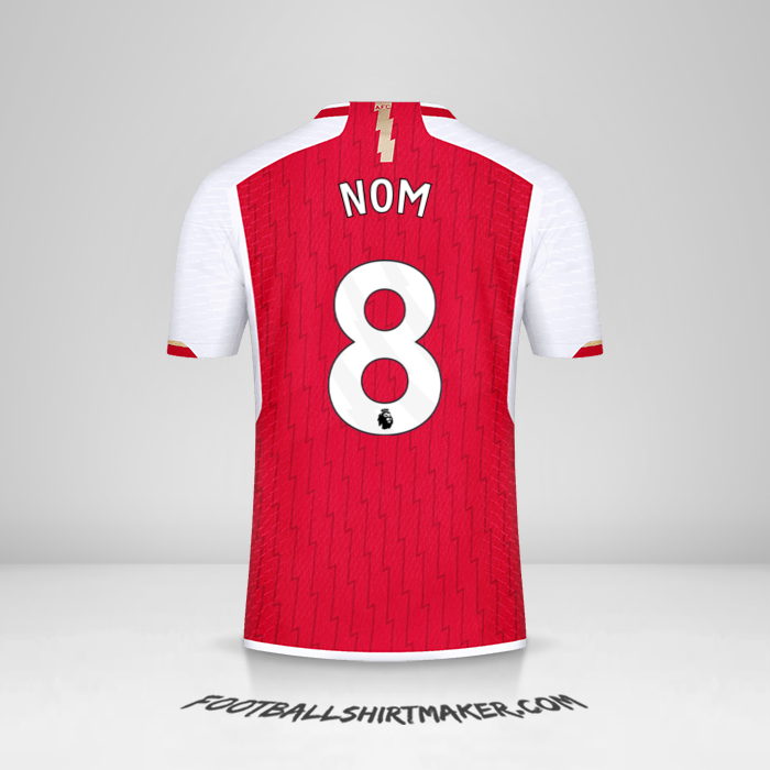 Maillot Arsenal 2023/2024 -  nom - 8