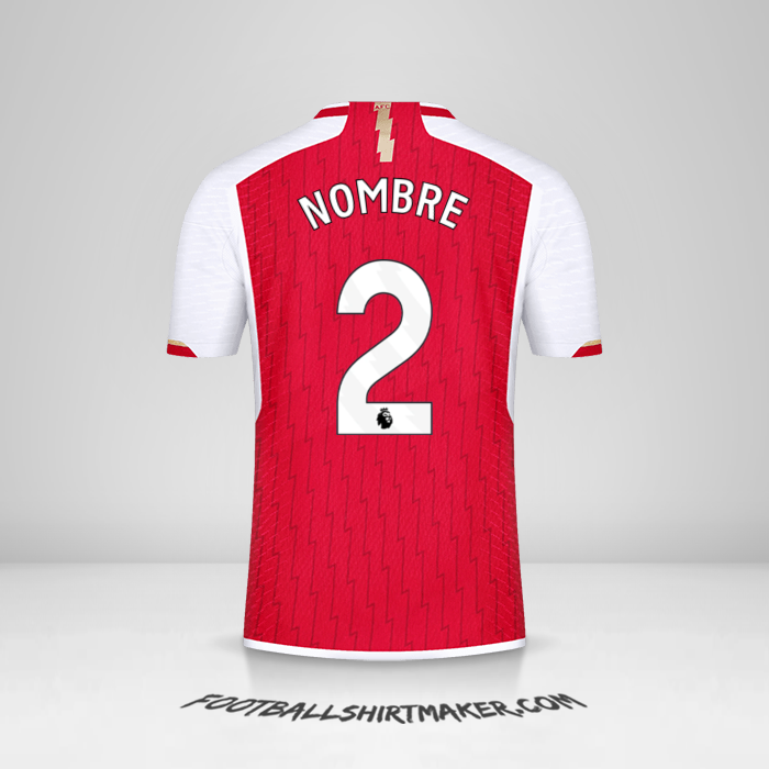 Camiseta Arsenal 2023/2024 -  nombre - 2