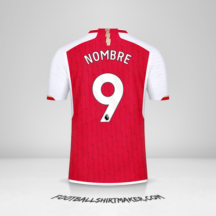 Camiseta Arsenal 2023/2024 -  nombre - 9