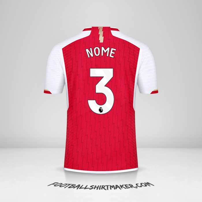 Camisola Arsenal 2023/2024 -  nome - 3