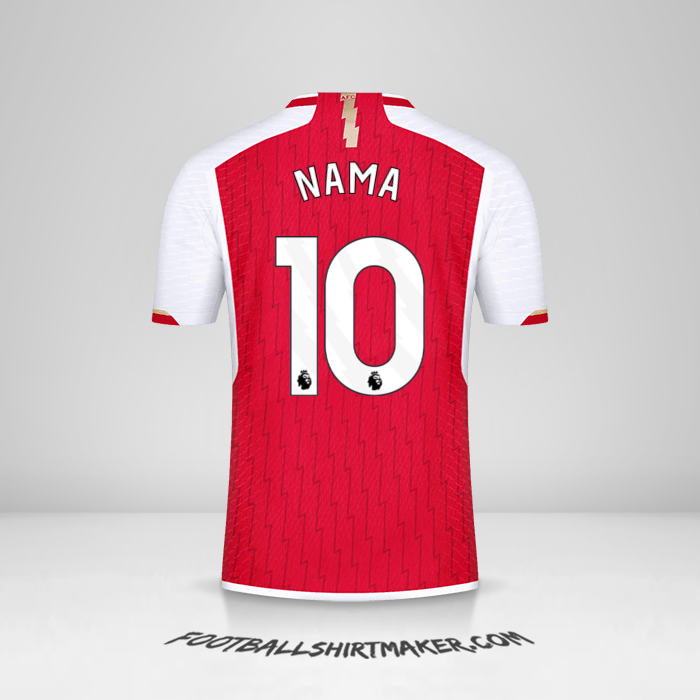 Jersey Arsenal 2023/2024 -  nama - 10