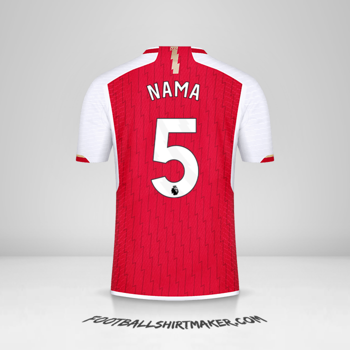 Jersey Arsenal 2023/2024 -  nama - 5