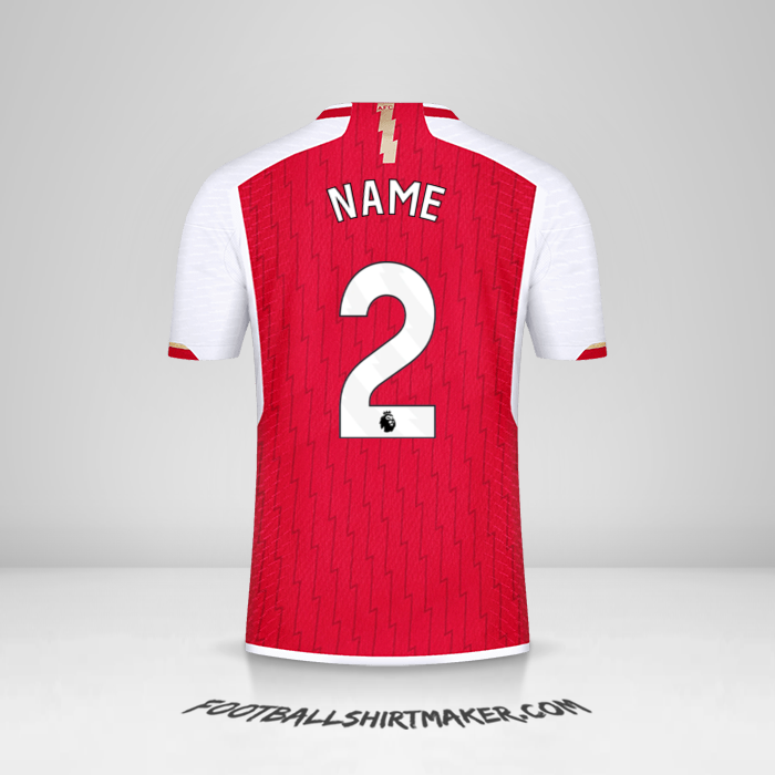 Shirt Arsenal 2023/2024 -  name - 2