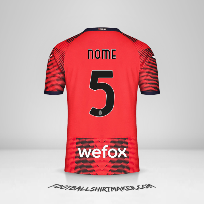 Maglia AC Milan 2023/2024 -  nome - 5