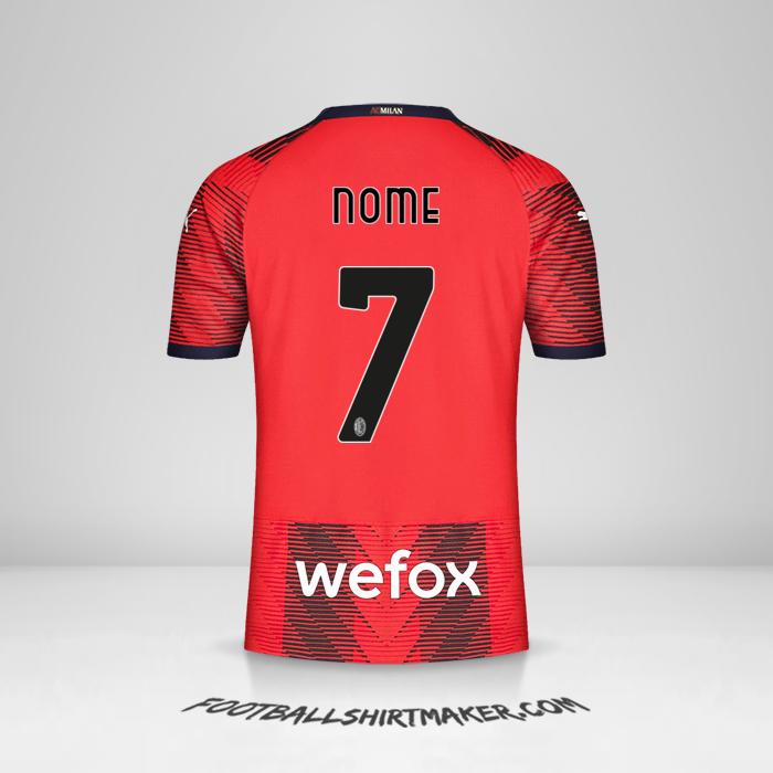 Camisola AC Milan 2023/2024 -  nome - 7