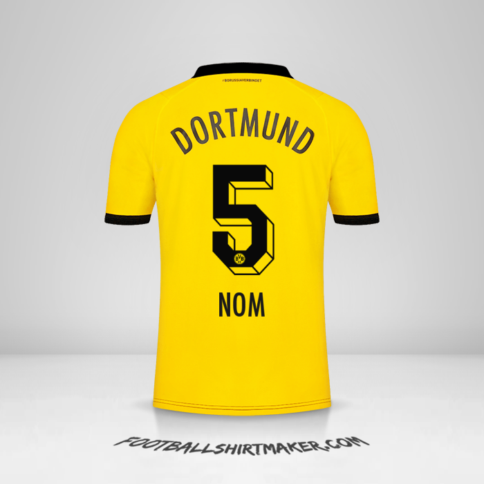 Maillot Borussia Dortmund 2023/2024 -  nom - 5